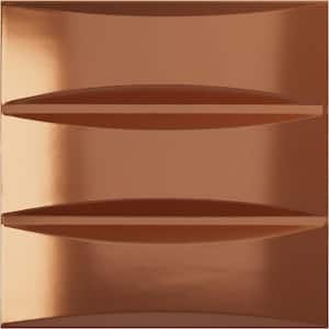 19 5/8 in. x 19 5/8 in. Traditional EnduraWall Decorative 3D Wall Panel, Copper (12-Pack for 32.04 Sq. Ft.)