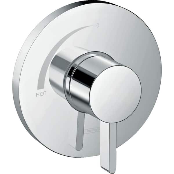 Hansgrohe Ecostat S Single-Handle Shower Trim Kit in Chrome Valve Not Included