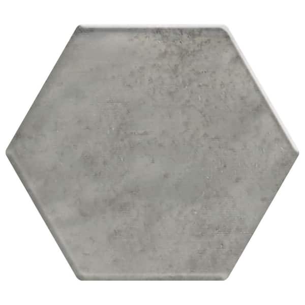 Mesmerist Charm 4 in. x 4 in. Glossy Ceramic Hexagon Wall Tile (3 sq. ft. /case)