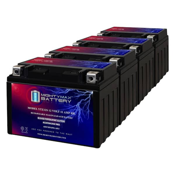MIGHTY MAX BATTERY YTZ14S -12 Volt 11.2 AH, 230 CCA, Rechargeable