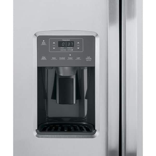 GE Appliances 23 Cu. Ft. Side by Side Refrigerator with External