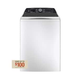 Profile 5.4 cu. ft. High-Efficiency Smart Top Load Washer with Quiet Wash Dynamic Balancing Technology in White