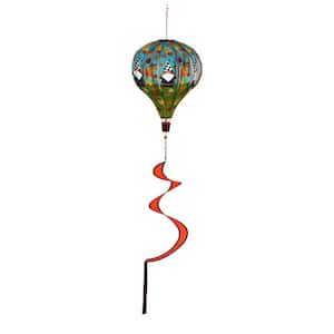 55 in. Fall Plaid Gnome Balloon Spinner