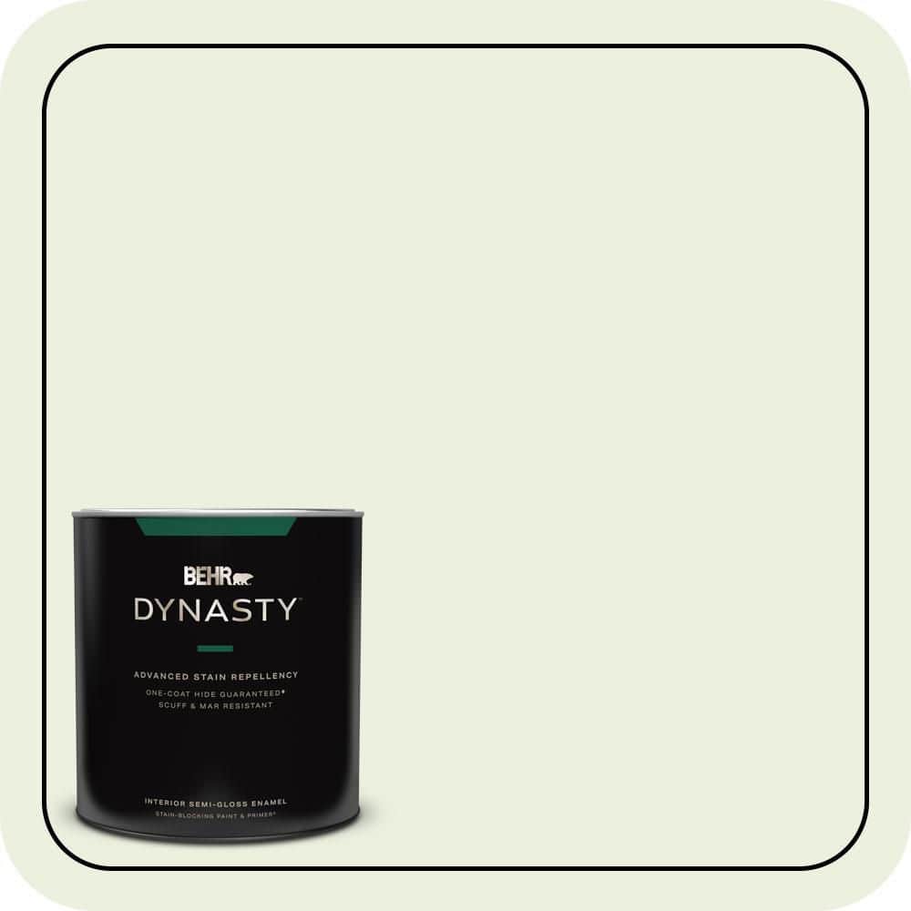 1 qt. #M360-1 Glisten Green Semi-Gloss Enamel Interior Stain-Blocking Paint & Primer price history on PriceWatchPro