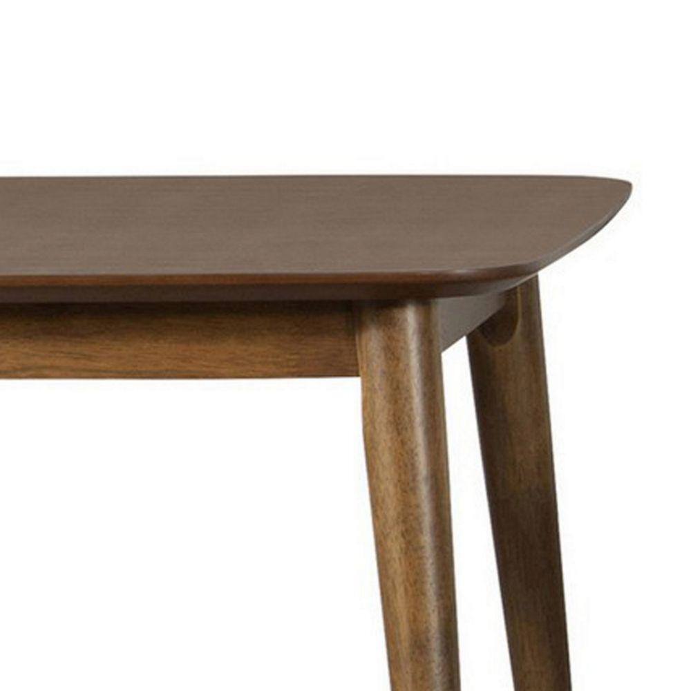 Mid-Century Walnut Brown 3-Piece Coffee and End Table Set