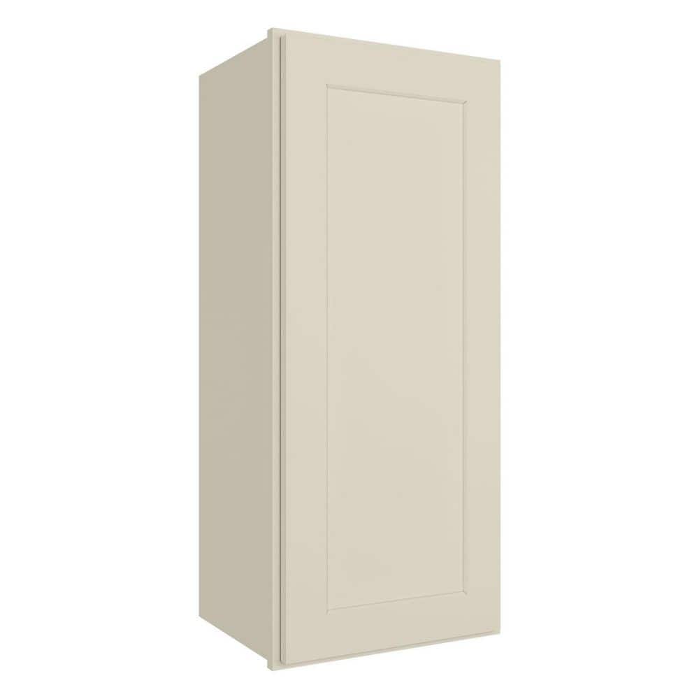 HOMEIBRO 15in W X 12in D X 30in H in Shaker Antique White Plywood