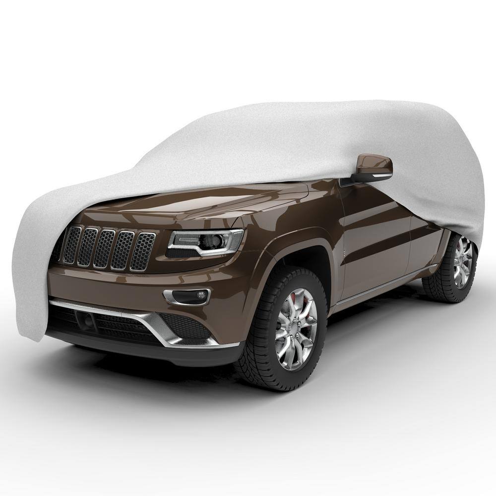 Gray Breathable Water Repellant SUV Cover, 186" x 59" x 60"