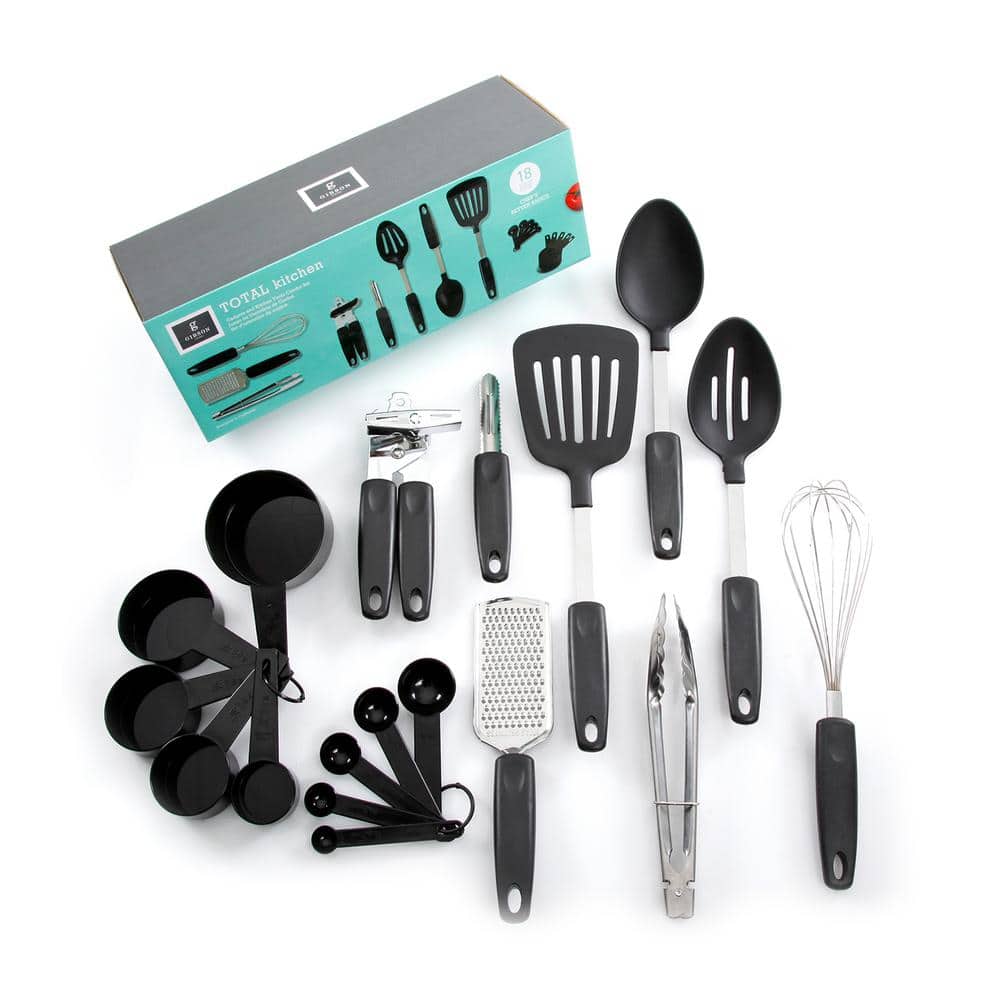  KitchenAid Classic Tool and Gadget Set, 15-Piece, Black: Home &  Kitchen