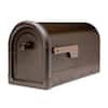 Architectural Mailboxes Roxbury Rubbed Bronze, Large, Steel, Post Mount ...