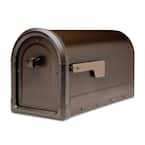 Postal PRO Carlton Post-Mount T2 Mailbox, Bronze PP150SAB