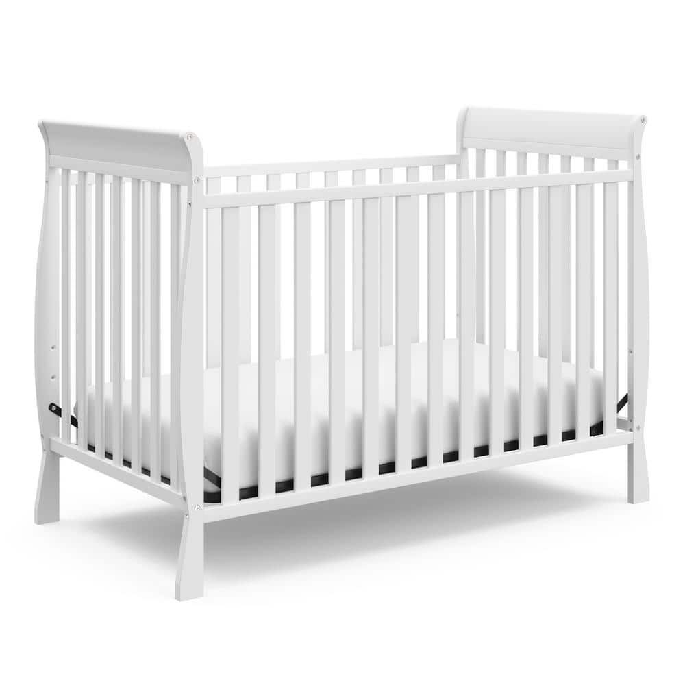 Maxwell White 3-in-1 Convertible Crib