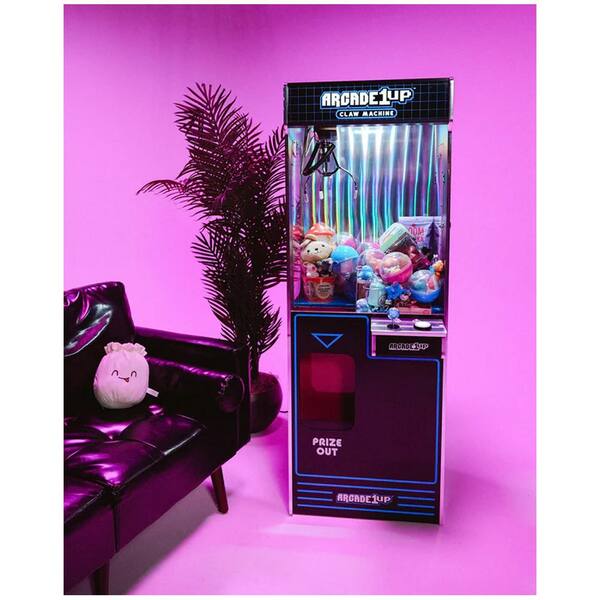 ARCADE1UP Claw Machine, 3 Levels of Difficulty, Lights and