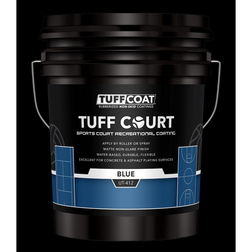 TUFF COAT Tuff Court UT-412 5-Gl Blue Non-Skid Durable Sport Court