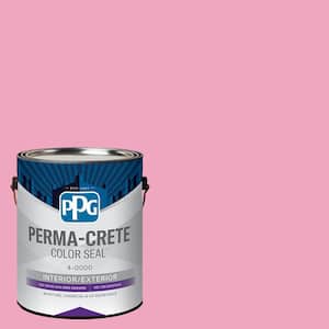 Color Seal 1 gal. PPG1181-4 Tickled Pink Satin Concrete Interior/Exterior Stain