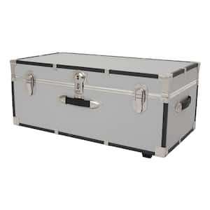 Seward Explorer 30 in. Trunk with Wheels and Lock, Gray