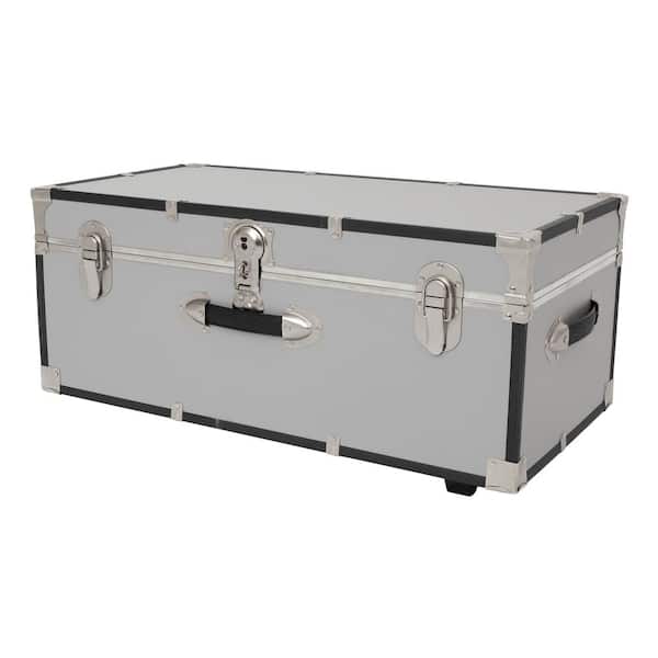 Seward Explorer 30 in. Trunk with Wheels and Lock, Gray SWD6113-08 - The  Home Depot