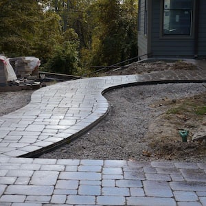 48 ft. Paver Edging Project Kit in Black