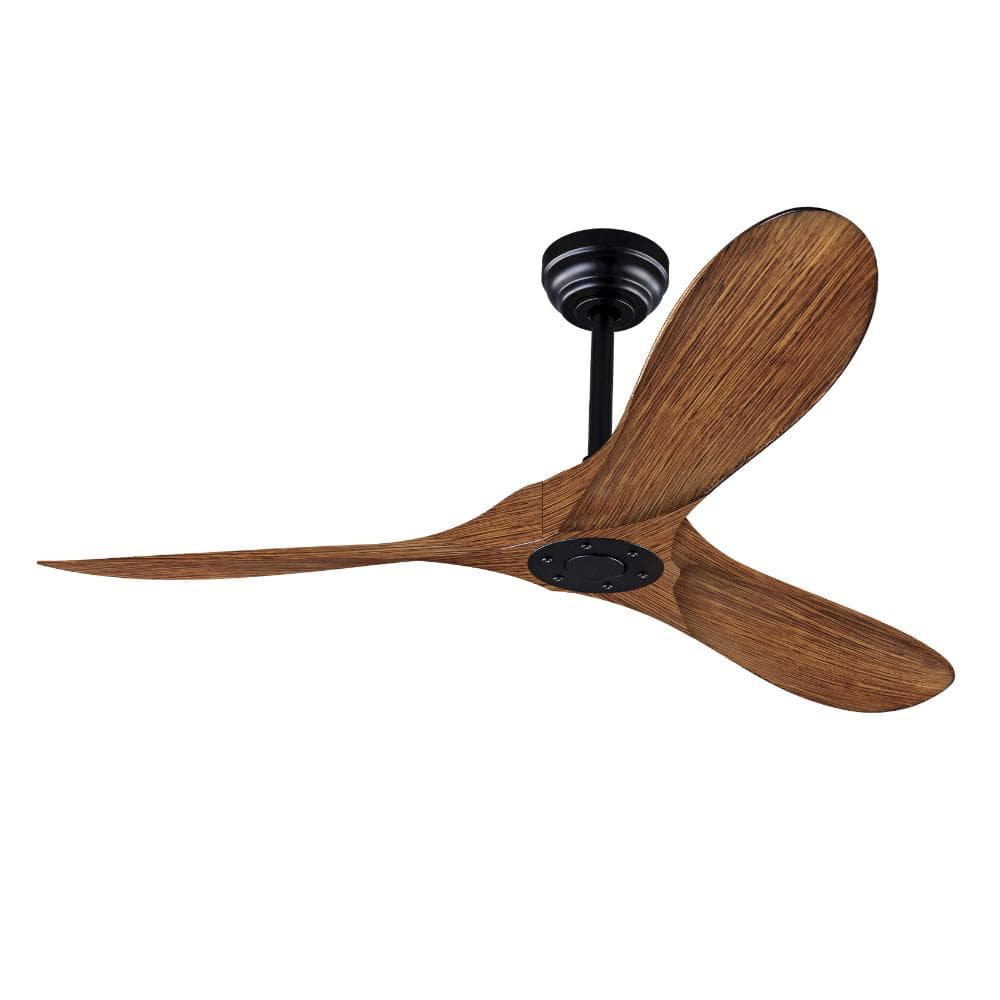 52 in. Indoor/Outdoor Black Brown Downrod Ceiling Fan with Reversible DC Motor and Remote Control price history on PriceWatchPro