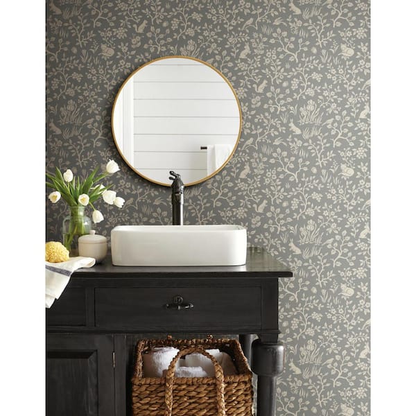 Magnolia Home By Joanna Gaines Fox Hare Spray And Stick Wallpaper Covers 56 Sq Ft Me1571 The Home Depot