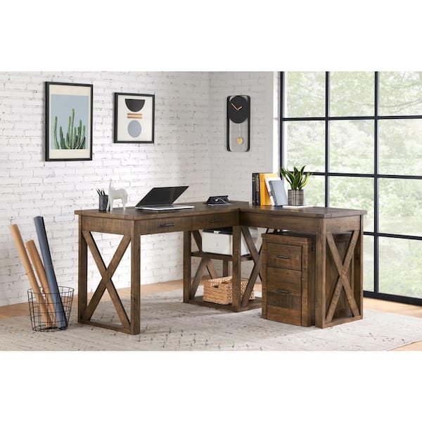 Mobel Oak hidden home office desk., Desks & Filing Cabinets