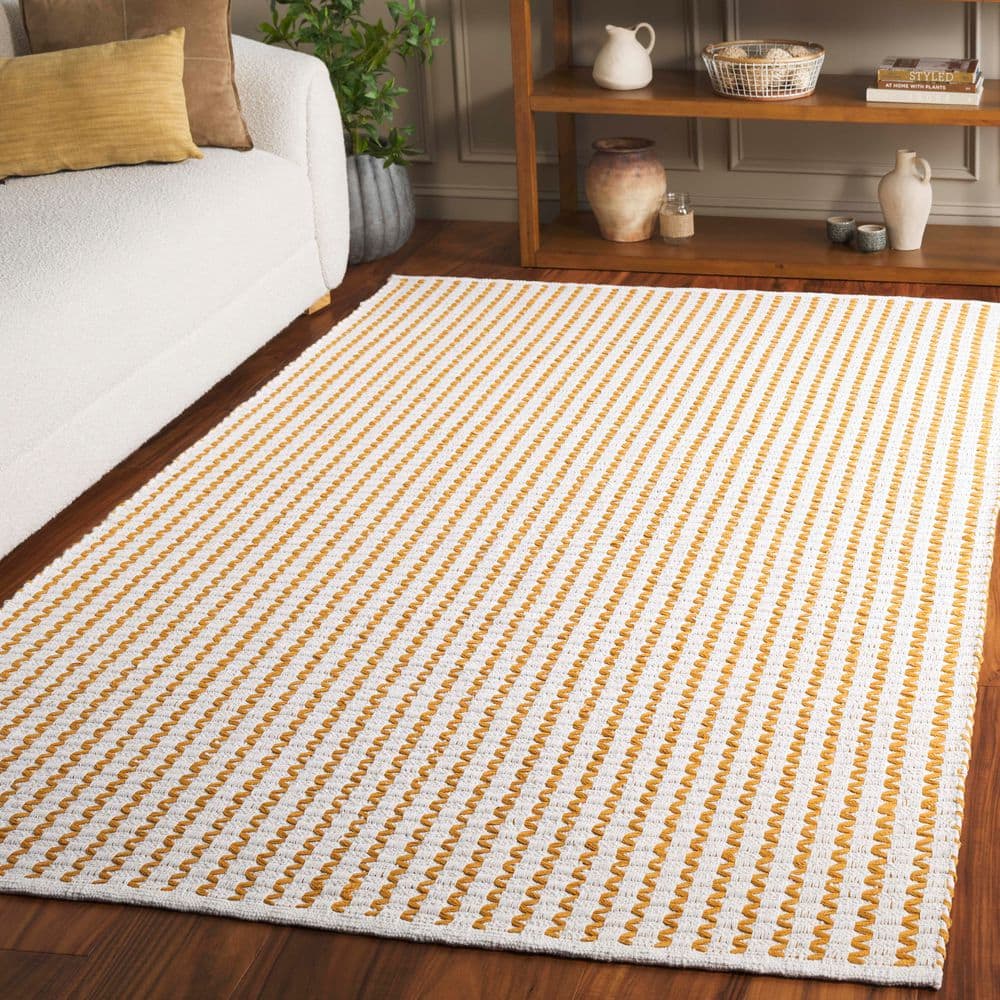 Cape Cod 6 ft. x 6 ft. Square Ivory/Gold Scandinavian Linear Area Rug price history on PriceWatchPro