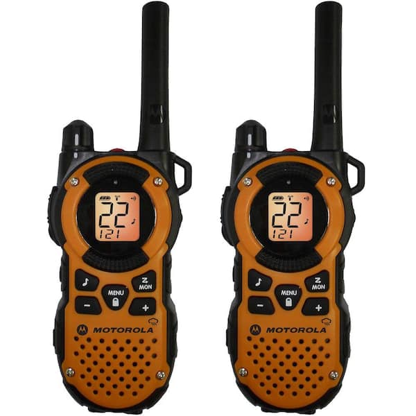 MOTOROLA 35 Mile 22 Channel Talkabout 2-Way Radio - Orange (2-Pack)-DISCONTINUED