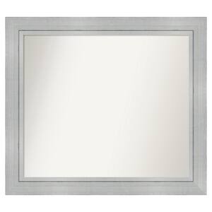 Romano Silver 43.25 in. x 38.25 in. Custom Non-Beveled Wood Framed Batthroom Vanity Wall Mirror