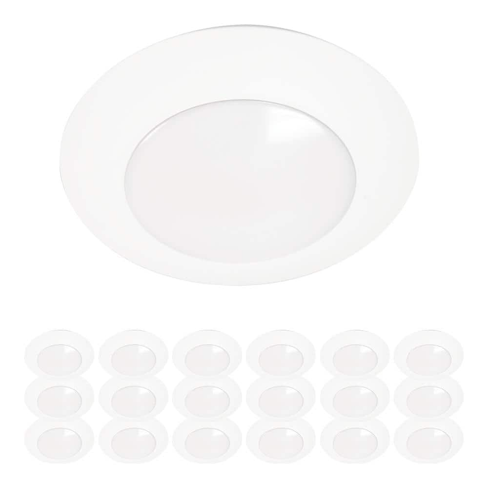 HALO HLCE 6 in. LED Surface Mount Disk Light 70 Watt Equivalent