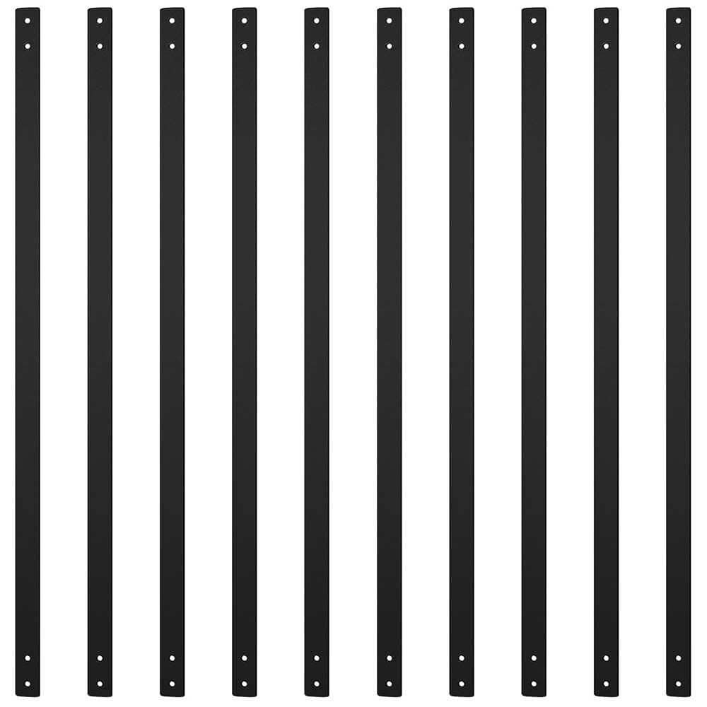 26-Pack 32.25 x 1 Heavy Duty Cast Iron Flat Straight Stair Railing Balusters with Screws Indoor/Outdoor Use price history on PriceWatchPro