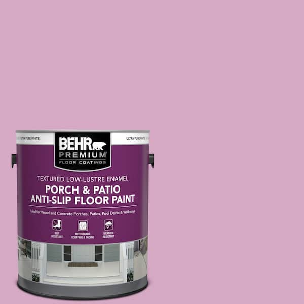 BEHR PREMIUM 1 gal. #M120-4 Heart To Heart Textured Low-Lustre Enamel Interior/Exterior Porch and Patio Anti-Slip Floor Paint