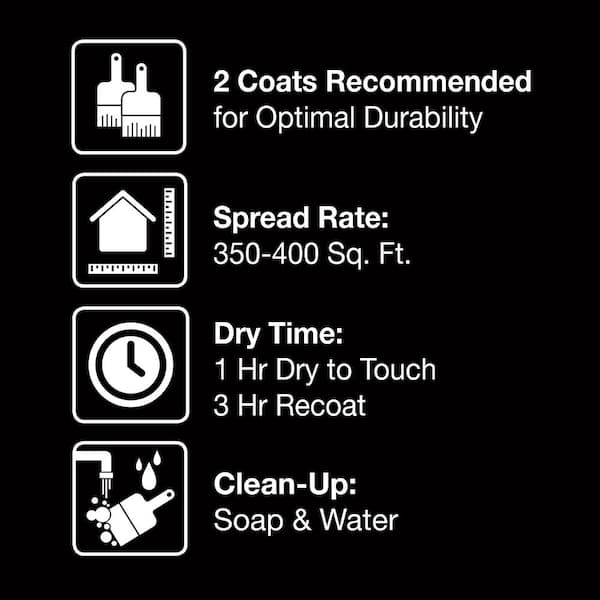 BEHR PREMIUM - 1 Gal. White Semi-Gloss Direct to Metal Interior/Exterior Paint