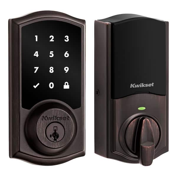 HomeConnect 918 Venetian Bronze Traditional Z-Wave Long Range Enabled Touchscreen Smart Lock w/ Convenient Keyless Entry