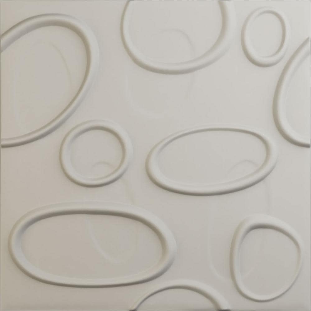 19 5/8 in. x 19 5/8 in. Felix EnduraWall Decorative 3D Wall Panel, Satin Blossom White (12-Pack for 32.04 Sq. Ft.) price history on PriceWatchPro