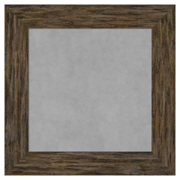 Amanti Art Fencepost Brown 27 in. x 27 in. Framed Magnetic Board