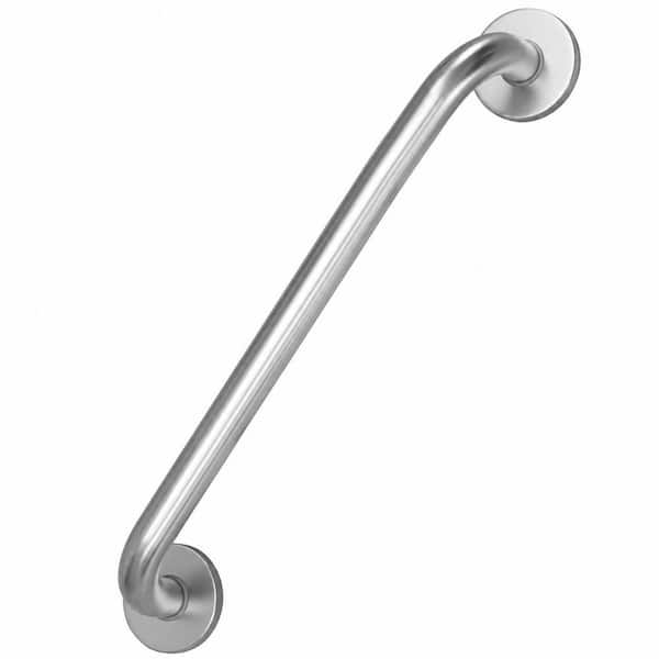 24 in. x 1.25 in. Concealed Screw Grab Bar Stainless Steel in Brushed Nickel for Bathroom Safety
