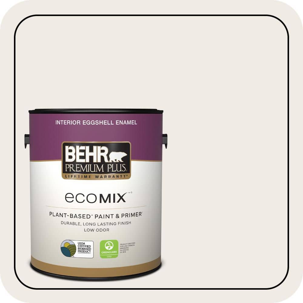 1 gal. #700C-1 Pearl Drops Eggshell Enamel EcoMix Plant-Based Interior Paint & Primer price history on PriceWatchPro