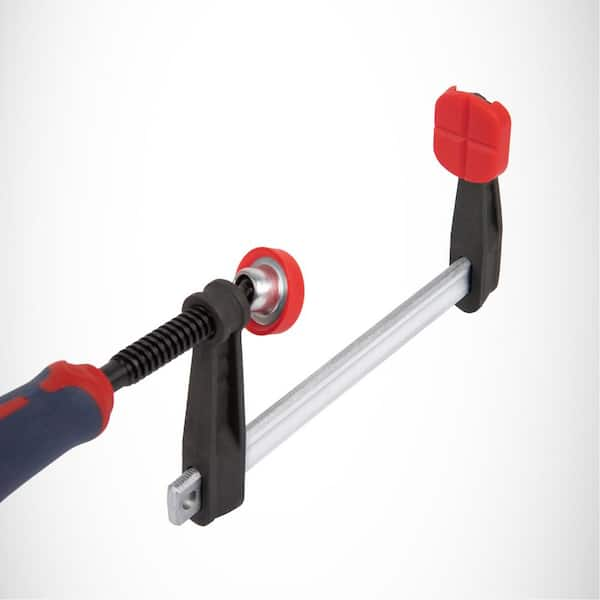 BESSEY Clutch Style 12 in. Capacity Bar Clamp with Wood Handle and 2-1/2  in. Throat Depth GSCC2.512 - The Home Depot