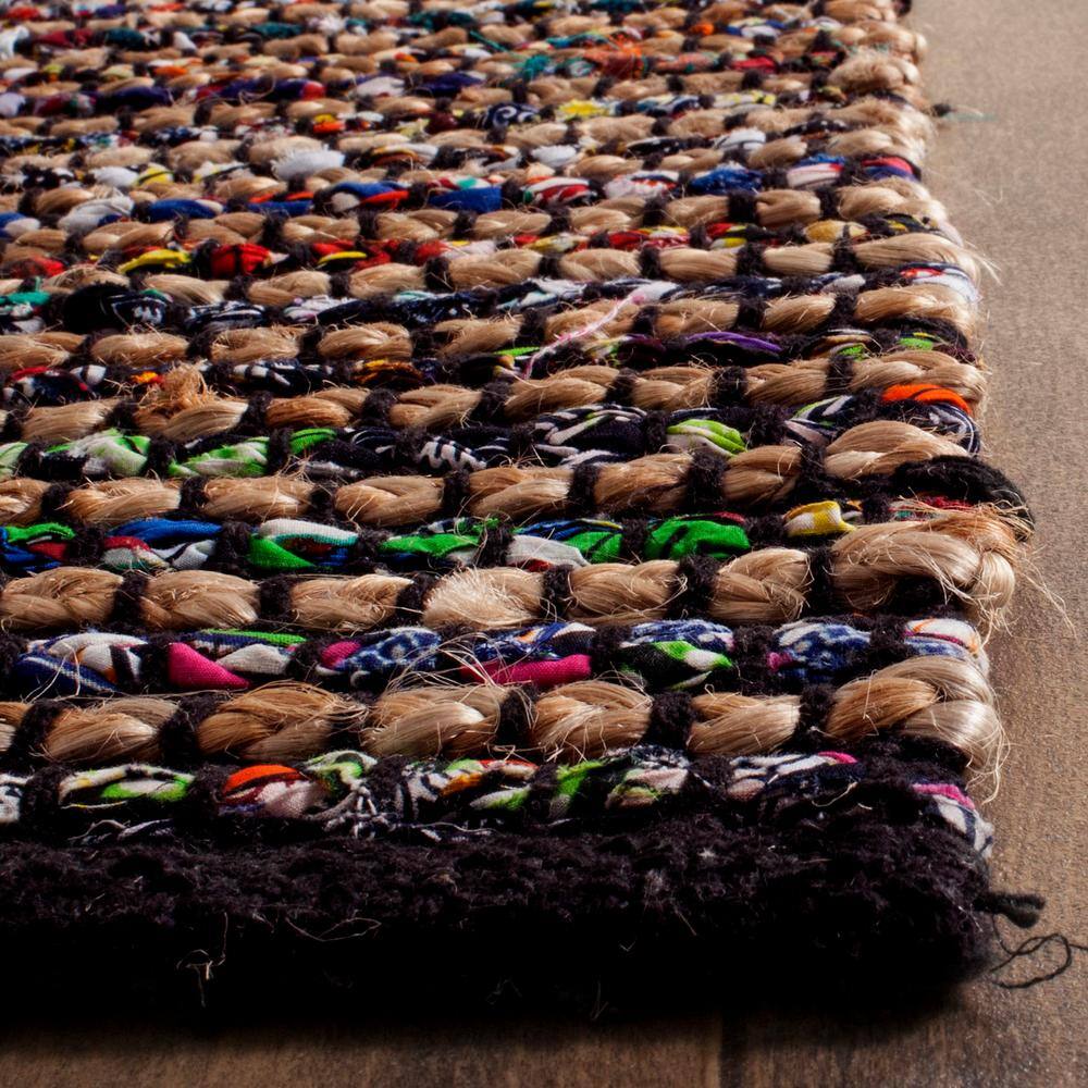 Hand-Knotted Multicolor Cotton Rectangular Area Rug 2' x 3'