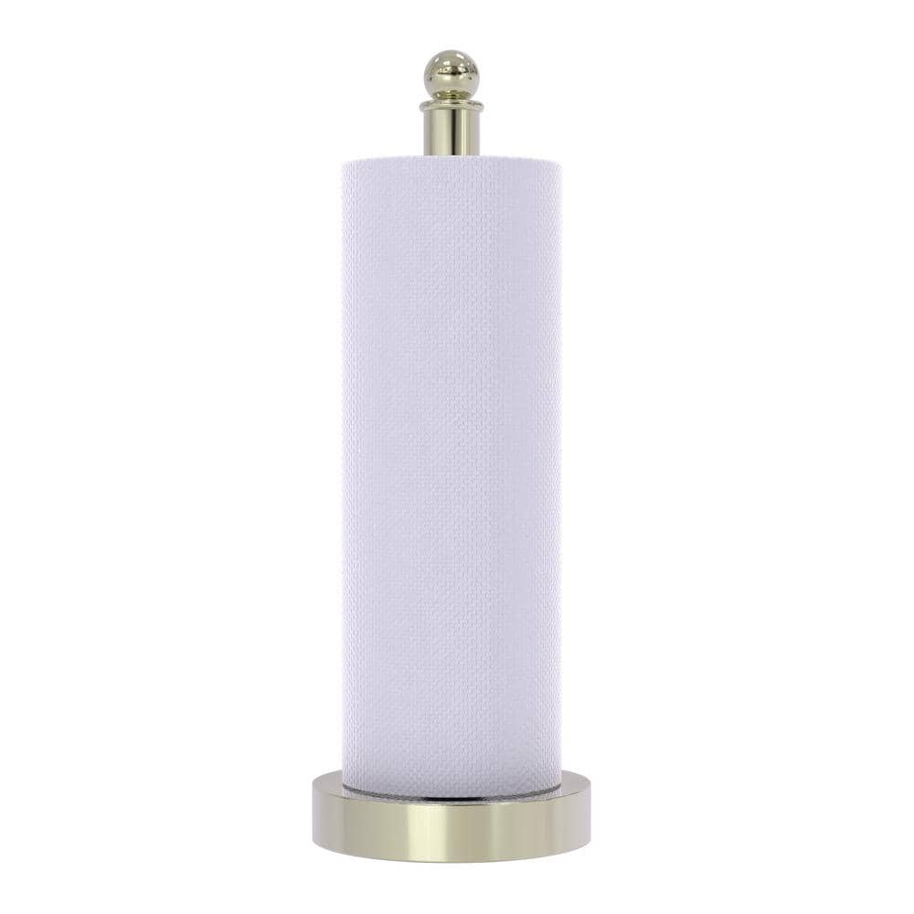 Polished Nickel Brass Contemporary Kitchen Paper Towel Holder