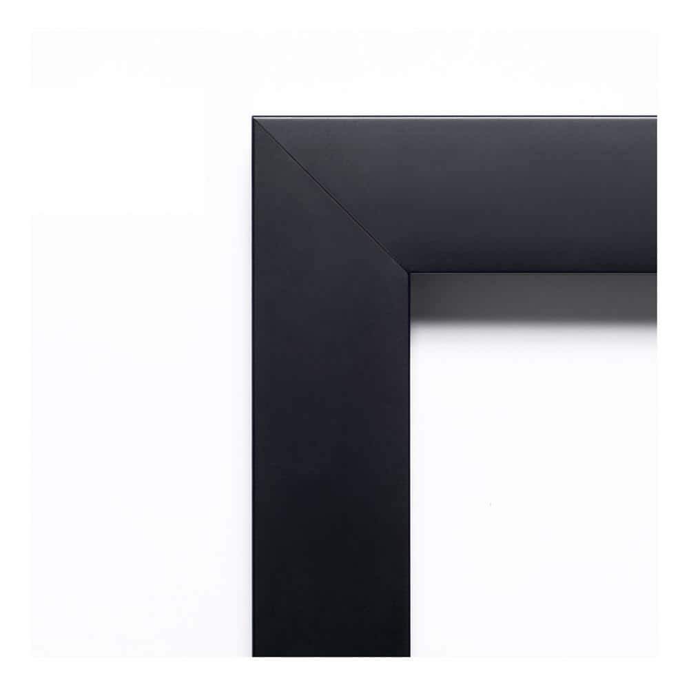 Mezzanotte Black Framed Cork Bulletin Board 28.84" x 21.26"