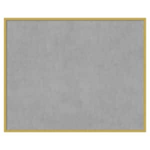 Svelte Polished Gold 41 in. x 33 in. Framed Magnetic Board