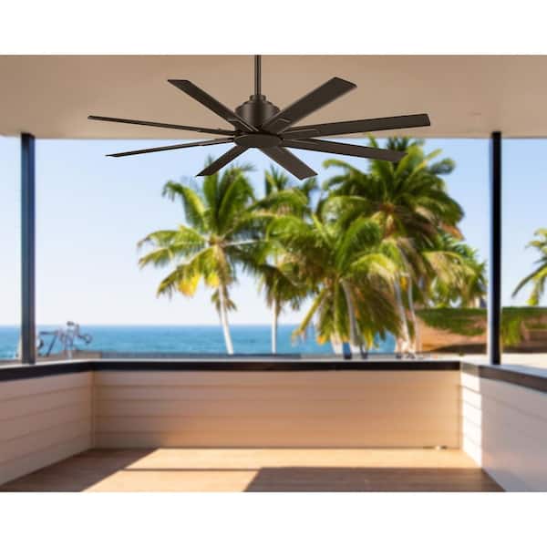 Xtreme H2O 52 in. Indoor/Outdoor 6-Fan Speeds Ceiling Fan in Oil Rubbed Bronze with Remote Control