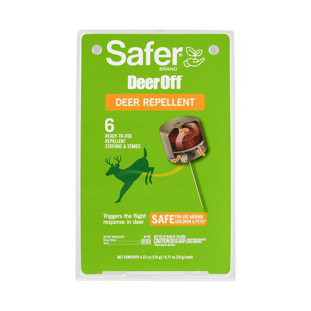 Safer Brand Deer Off Weatherproof Deer Repellent Stations (6Pack) 5962 The Home Depot