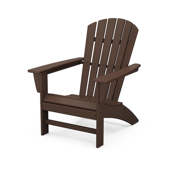 POLYWOOD Grant Park Mahogany 5-Piece Plastic Traditional Curveback