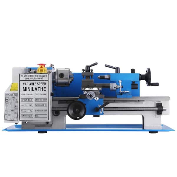 Metal Lathe 7 x 12 in., Precision Mini Metal Lathe 2250 RPM 400W Variable Speed, Mini Lathe Precision Bench Top