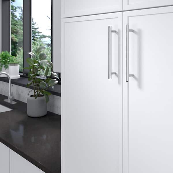 Roosevelt Collection 6-5/16 in. (160 mm) Modern Brushed Nickel Cabinet Bar Pull