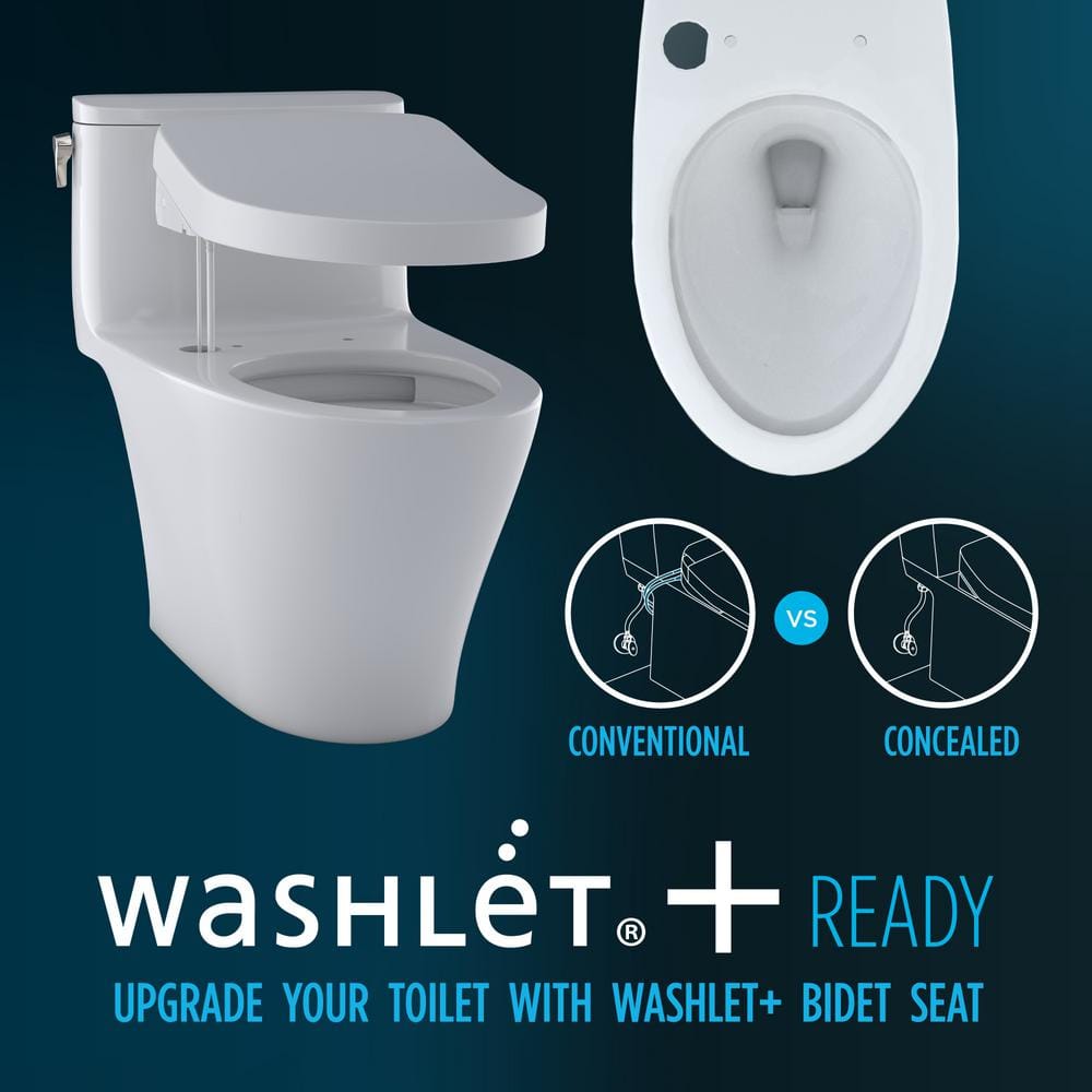 Cotton White Elongated Dual Flush Two-Piece Toilet