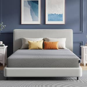 Queen Medium Cooling Charcoal Infused Foam Mattress 6 in. Bed-in-a-Box Mattress