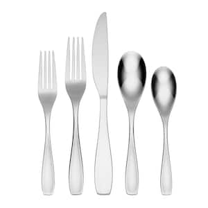 Calm 45-Piece Silver 18/0-Stainless Steel Flatware Set (Service For 8)
