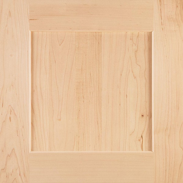 American Woodmark 14-9/16x14-1/2 in. Cabinet Door Sample in Reading Maple Natural